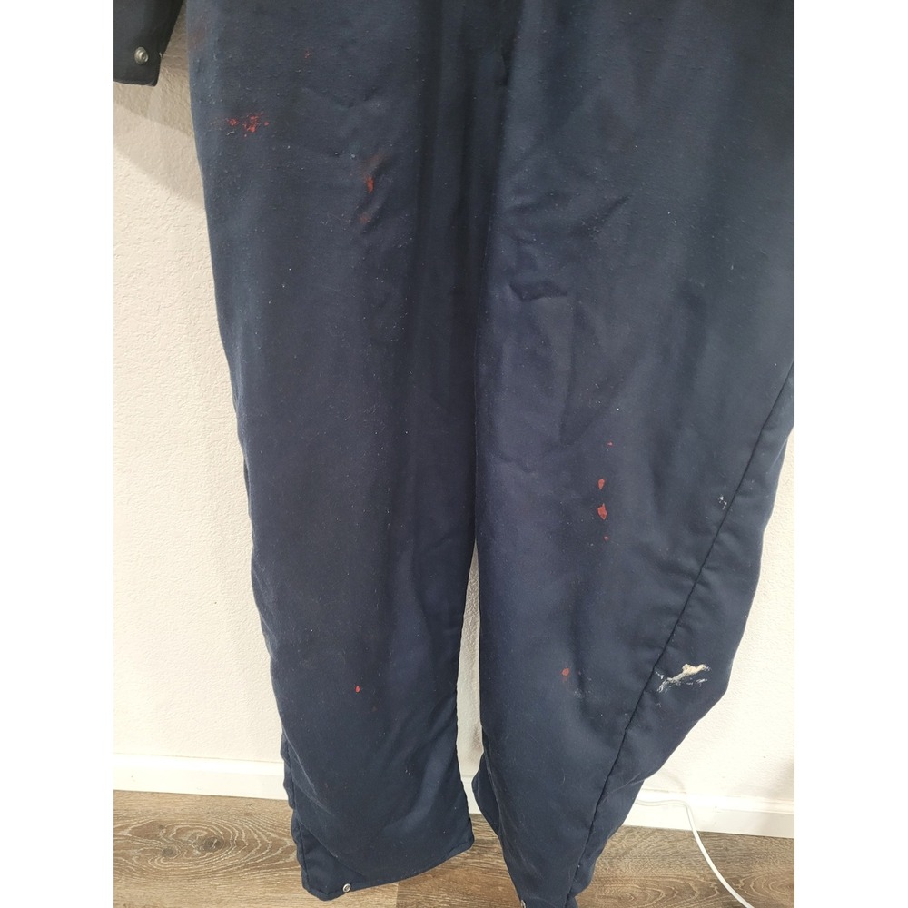 Vintage BIG BEN Blue‎ Coverall Workwear Insulated Quilted Lined Men's 46/48 #18 - Picture 8 of 12